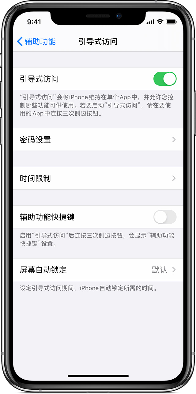 宿州苹果手机维修分享如何在 iPhone 上退出引导式访问 