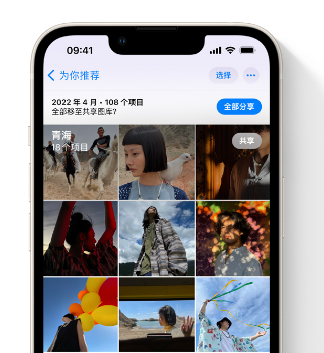 宿州苹果维修网点分享在 iPhone 上使用共享图库 