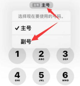 宿州苹果14维修店分享iPhone 14 Pro Max使用副卡打电话的方法 